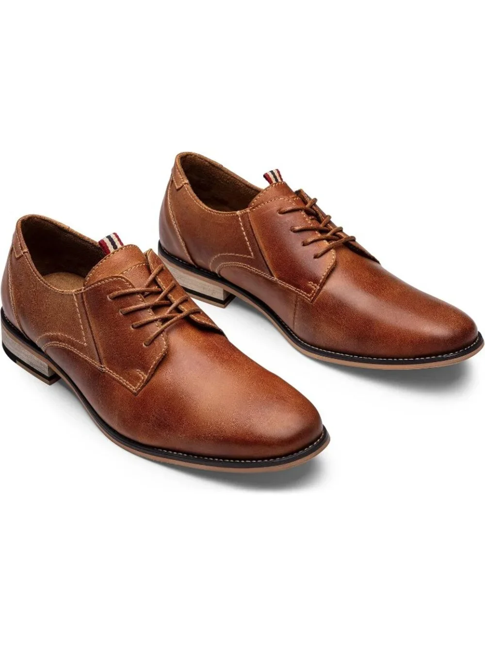 Men's Brown Suede Wingtip Lace Up Formal Business Derby Brogue Oxfords Shoes